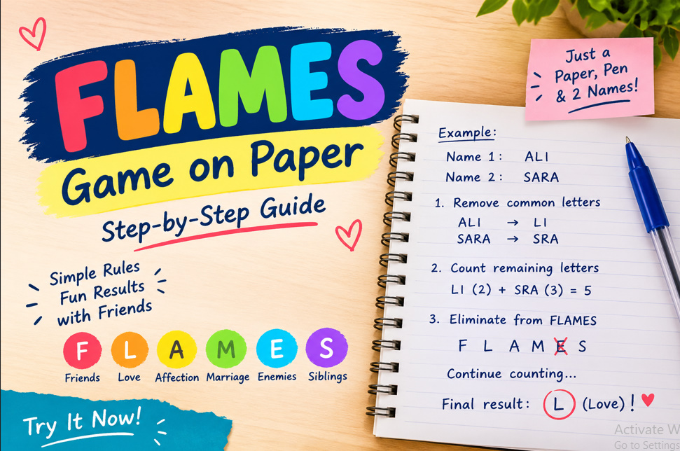 Benefits of Flames Games Calculator